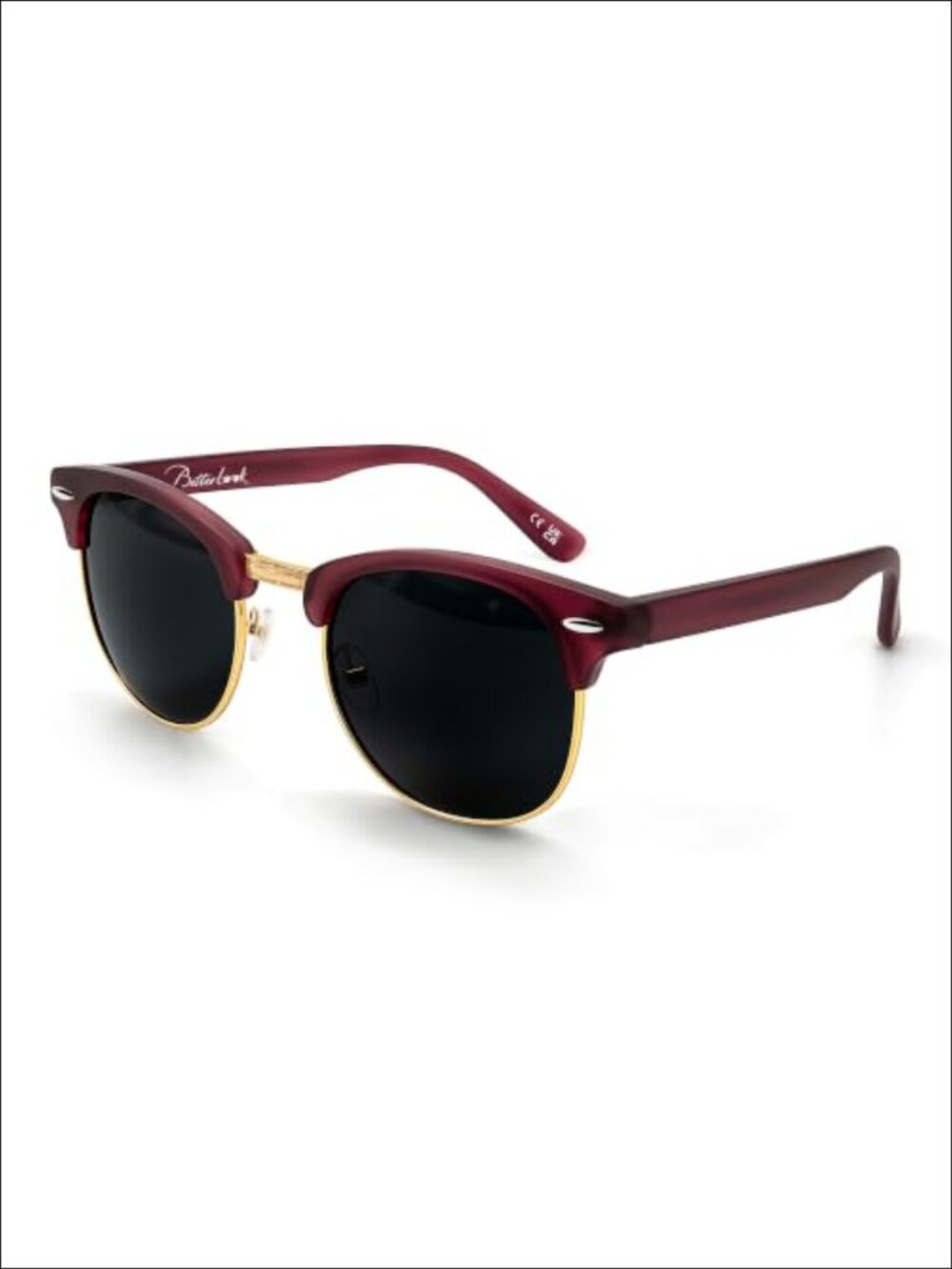 Polarized Semi Rimless Sunglasses Retro Driving UV Protection Men Women